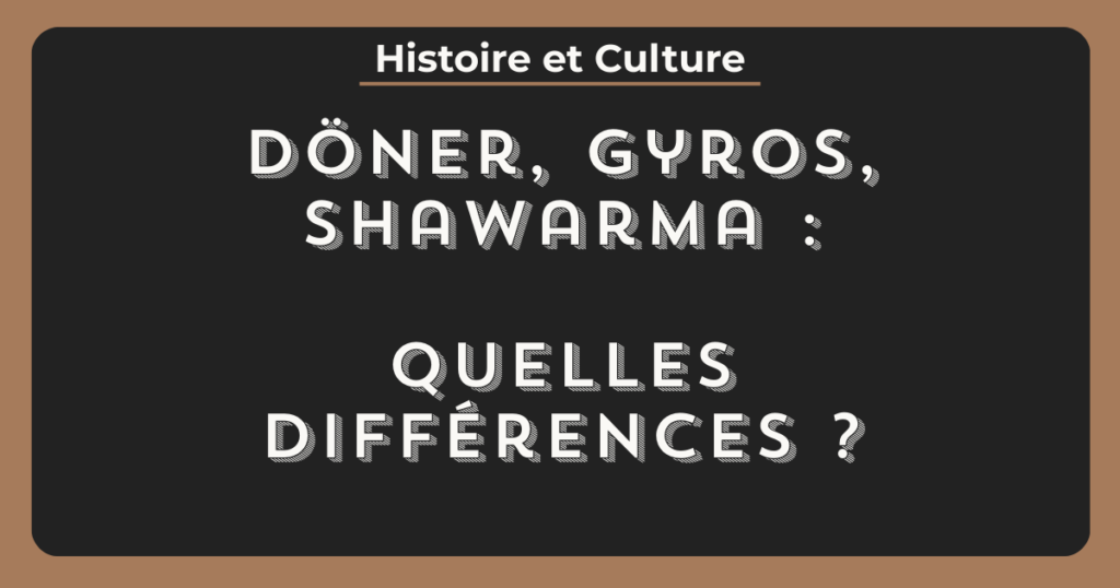 differences doner gyros shawarma